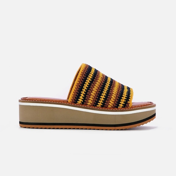 Robert Clergerie Platform Mules women Shoes US Size 7 1/2 - Picture 2 of 8